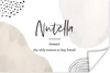MuchoWow® Poster Zitate - Nutella - Sprichwörter - Produktbild-Vorschau 1