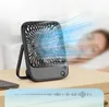 USB ventilátor napájaný batériou, tichý mini stolný Náhľad obrázku produktu 6