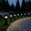 LED Solarlampen, IP44, grau, H 38,5cm, 8er Set Produktbild-Vorschau 2