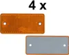 4 x Rückstrahler - Reflektor - schrauben - 90 x 40 mm - Produktbild-Vorschau 2