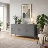 Industrial Sideboard Stahl Schrank Lowboard Spind 120 x 40 Produktbild-Vorschau 2