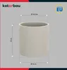A diagram showing the dimensions of a pot, with the pot itself also visible. Náhled obrázku produktu