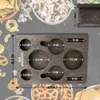 Couchbox mit 4 Glasschalen in Grau | Couchbar Snackbox für Produktbild-Vorschau 2