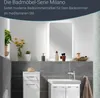 FACKELMANN LED Spiegel MILANO 55 / Wandspiegel mit Produktbild-Vorschau 5