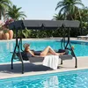 UISEBRT Anthrazit 3-Sitzer Hollywoodschaukel mit Produktbild-Vorschau 10