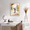 Gerahmtes Poster - Rahmen in heller Eiche - Wetter regen Produktbild-Vorschau 6