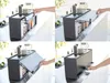 Yamazaki Küchenregal Organizer Regal stehend Metall Produktbild-Vorschau 9