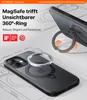 TORRAS Ostand Spin Series iPhone 17 Case Black - supporto Anteprima dell’immagine prodotto 8