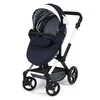 A navy blue doll stroller is shown against a white background. Produktbild-Vorschau