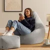 icon Bean Bag Dalton ze stołkiem, szary, sznurek, duży, Podgląd zdjęcia produktu 2
