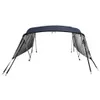 vidaXL 3-Bow Bimini-Top avec panneaux latéraux en maille Voir les images du produit 4