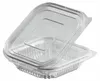 50x Rechteckbecher klar mit Deckel 125 ml (PET) Produktbild-Vorschau 1