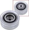 Two automotive belt tensioner pulleys are shown against a white background. The pulley in the foreground is larger and more detailed, with visible text and markings. Podgląd zdjęcia produktu