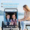 AIYAPLAY, rimorchio per bicicletta 2 in 1 e passeggino, Anteprima dell’immagine prodotto 5