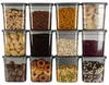 Vilde | Dózy na potraviny sada 12 ks - 1,85 l - 16,5x16 cm Náhľad obrázku produktu 3