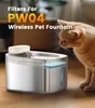 Oneisall 6pcs Ersatzfilter für 3,5L Edelstahl Katzenbrunnen Produktbild-Vorschau 5