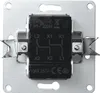 Serien-Schalter McPower "Cup", 2-fach, 250V/10A, UP, weiß, Produktbild-Vorschau 3