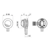 Einbaulautsprecher UP 10-20, 140mm  rund, 20Ohm, Kunsstoff  Produktbild-Vorschau 2