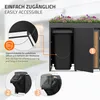 ML-Design 3-košový box na odpadky se stříškou na sázení, Náhled obrázku produktu 4