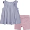 Nike Bici Tank & Space Dye Kinderset Weiß - 104-110 Produktbild-Vorschau 2