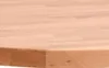 vidaXL Tischplatte Ø60x1,5 cm Rund Massivholz Buche Produktbild-Vorschau 2