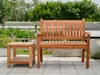 Beaufort 100 cm -Teak Gartenbank Zweisitzer Produktbild-Vorschau 6