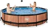 EXIT Wood Basen Stelażowy ø360, Basen Naziemny, z Pompą Podgląd zdjęcia produktu 4