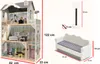 Drevený domček pre bábiky z MDF + nábytok 122cm XXL LED Náhľad obrázku produktu 4