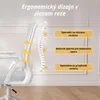 Ergonomická kancelárska stolička zo sieťoviny so sklopnými Náhľad obrázku produktu 3