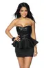 Bandeau-Minikleid mit Schößchen 12931 Pailletten-Kleid Produktbild-Vorschau 2