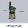 Alecto FR115CAMO - Sada 2 vysielačiek pre deti, dosah až 7 Náhľad obrázku produktu 2