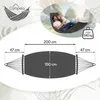 Stabhängematte 200x150 cm – doppelte Garten- und Produktbild-Vorschau 4