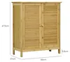 Sideboard im Bohššme-Stil aus Rattan und Bambus, 2 Tš¹ren Produktbild-Vorschau 5