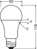 OSRAM LED-Lampe STAR CLASSIC A 100 E27 13 W matt Produktbild-Vorschau 6