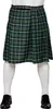 Schottenrock Mr. Tartan grün – Verstellbarer Kilt mit Produktbild-Vorschau 1