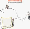 Tragbares Fußball-Rebounder Trainernetz - 7x7 Fuß - Produktbild-Vorschau 7