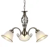 LED Hängeleuchte, 3 Flammig, Glas, Altmessing, H 120cm Produktbild-Vorschau 7