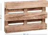 UNUS® Paletten Holz 3 Reihen m Unterteilung 6 Kästen Produktbild-Vorschau 4