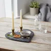 Herzförmige Schieferdeko für Hochzeit, Tischdeko und Produktbild-Vorschau 3