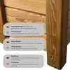 HolzGarden Set 3 Stück Pflanzkübel Holz 2x 80x32x40 cm + Produktbild-Vorschau 6