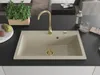 Mexen Elix Granitspüle 1-Becken 800 x 500 mm, beige, Produktbild-Vorschau 3