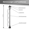 Northpoint LED 3in1 Solar Gartenlaterne mit Bewegungssensor Produktbild-Vorschau 2