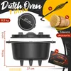 aktimeo Dutch Oven 7,0 l garnek żeliwny z pokrywką w Podgląd zdjęcia produktu 3