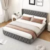 A bedroom scene with a bed as the main focus. Voir les images du produit