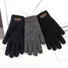 1 Paar Männer Handschuhe gestrickte Touchscreen Hohe Produktbild-Vorschau 2