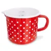 ORION tazza smaltata retrò 1,2l ROSSA CON PUNTI BIANCHI Anteprima dell’immagine prodotto 1