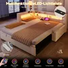Lit rembourré Flieks 90 x 200 cm / 180 x 200 cm avec LED, Voir les images du produit 7