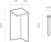 SIGOR Nusolar Akku-Solarleuchte 340mm anthrazit Wegeleuchte Produktbild-Vorschau 3