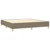 Boxspringbett mit Matratze & LED Taupe 200x200 cm Stoff Produktbild-Vorschau 5