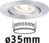 Paulmann LED Einbauleuchte Nova Mini Einzelleuchte Produktbild-Vorschau 2